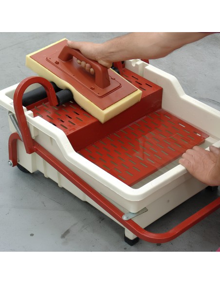Vasca Plastica Pedalò Frattone Spugna Sweepex 13x42cm Pulizia Stucco 