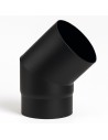 Curva a 45° Elemento Angolare Modifica Sezione Canale Fumo Stufa Pellet