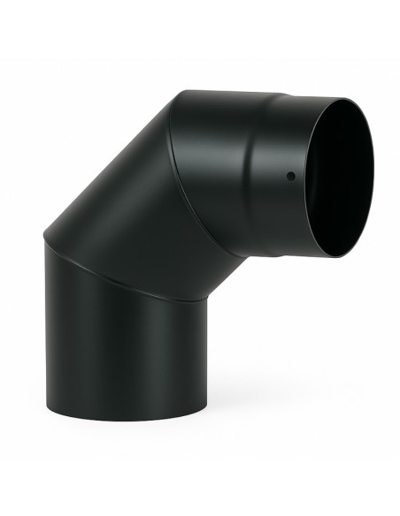 Curva a 90° Elemento Angolare Modifica Sezione Canale Fumo Stufa Pellet
