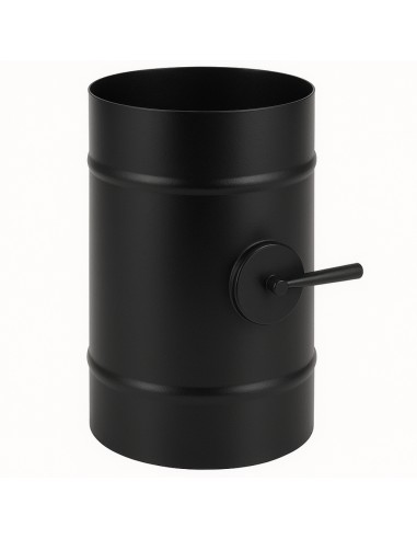 Elemento Acciaio Smaltato Valvola Arredo h. 300 mm Canale Fumo Stufa Pellet