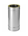 Tubo Acciaio Doppia Parete Ø 150/200 mm Sp. 0,5 mm h. 500 mm Canna Fumaria	