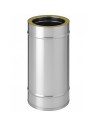 Tubo Acciaio Doppia Parete Ø 180/230 mm Sp. 0,5 mm h. 500 mm Canna Fumaria	