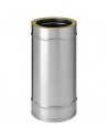 Tubo Acciaio Doppia Parete Ø 200/250 mm Sp. 0,5 mm h. 500 mm Canna Fumaria	