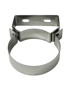 Fascetta Murale Ø 350 mm Acciaio Inox Fissaggio Canna Fumaria Parete Piana