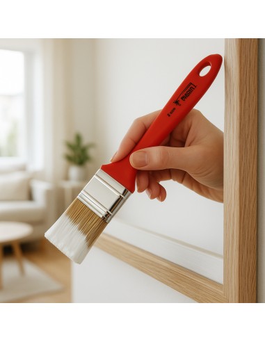 Pennellessa Tripla Setola Bionda Manico Plastica Applicazione Precisa