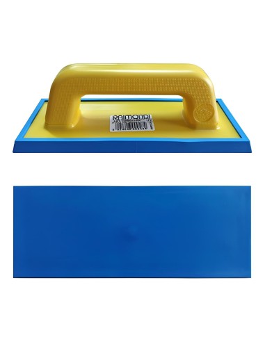 Spatola Fuga Doppio Profilo Gomma Intercambiabile Azzurrina 95x245 mm 