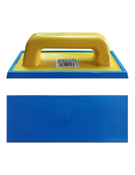 Spatola Fuga Doppio Profilo Gomma Intercambiabile Azzurrina 95x245 mm 