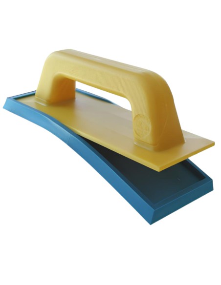 Spatola Fuga Doppio Profilo Gomma Intercambiabile Azzurrina 95x245 mm 