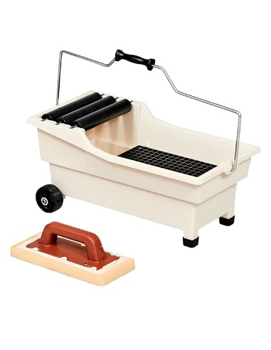 Vasca Plastica Antiurto 20 Litri Frattone Spugna Sweepex Lavaggio 
