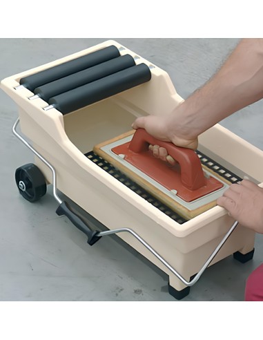 Vasca Plastica Antiurto 20 Litri Frattone Spugna Sweepex Lavaggio 