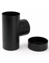 Raccordo a T Arredo Tappo Ispezione Raccolta 90° Canale Fumo Stufa A Pellet