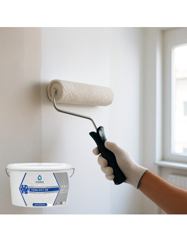 Farbe Matt 400 Pittura Acrilica Idrorepellente Coprente Traspirante Interni