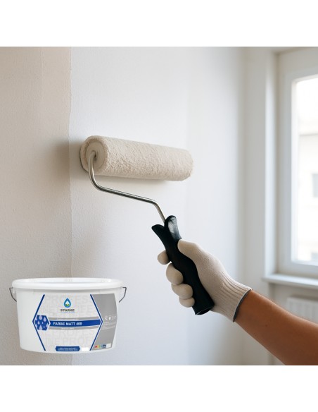 Farbe Matt 400 Pittura Acrilica Idrorepellente Coprente Traspirante Interni