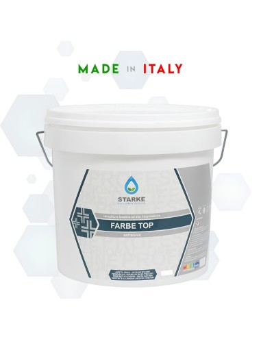 Farbe Top Pittura Murale Superlavabile Igienizzante Antimuffa Ottima Copertura
