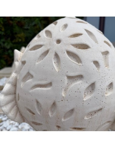 Pigna Fiorissima Cemento Bianco 20 x 35 x H.50 cm Arredo Giardino Esterni