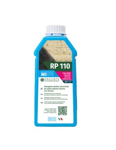 Detergente a PH alcalino concentrato per pietre calcaree RP 110 da 1 lt 