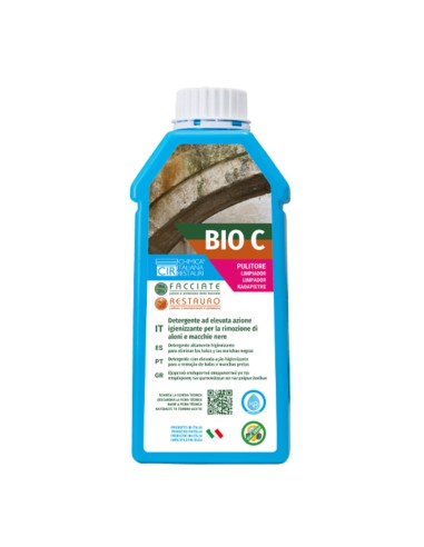 Detergente Azione Igienizzante Pietre Intonaci Macchie Aloni BIO C 1 litro