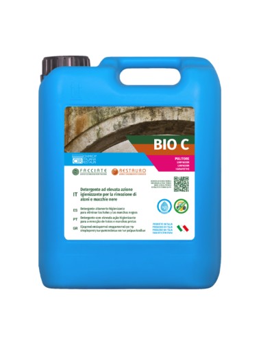 Detergente Azione Igienizzante Pietre Intonaci Macchie Aloni BIO C 10 litri