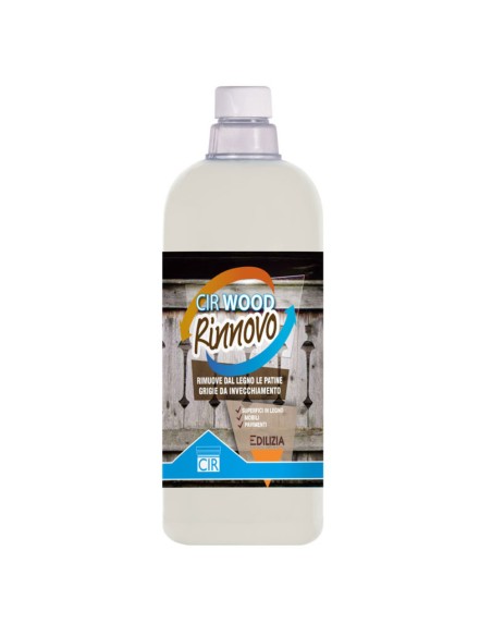 Detergente per Rimuovere Patine e Rinnovare il Legno Cirwood Rinnovo da 1 lt 