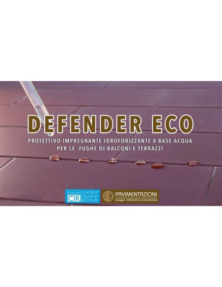 Impermeabilizzante Protettivo Ecologico Fughe Terrazzi Defender Eco 1 litri