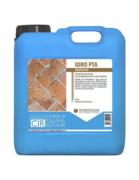 Impregnante Protettivo Antimacchia all'Acqua Pavimenti Cotto Idro Pta 5 litri