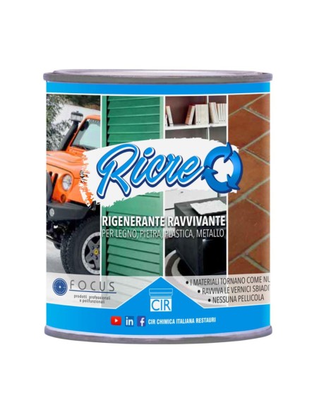Rigenerante Ravvivante Proteggere Pavimento Opaco Rovinato Ricreo Formato 500 ml