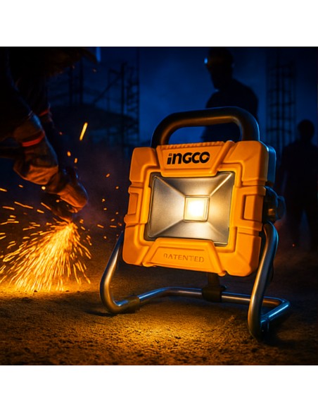 Faretto Led Da Lavoro Portatile A Batteria 20V Nudo 1800 Lumen  