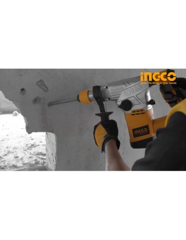 Martello demolitore da 1050 W con valigetta 3 punte 2 scalpelli