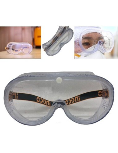 Maschera Protezione Antiappannamento Lenti con Telaio PVC Leggero e Flessibile