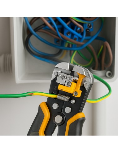 Pinza Spellafili Multifunzione 3 In 1 Automatica Spelatura Taglio Crimpatura