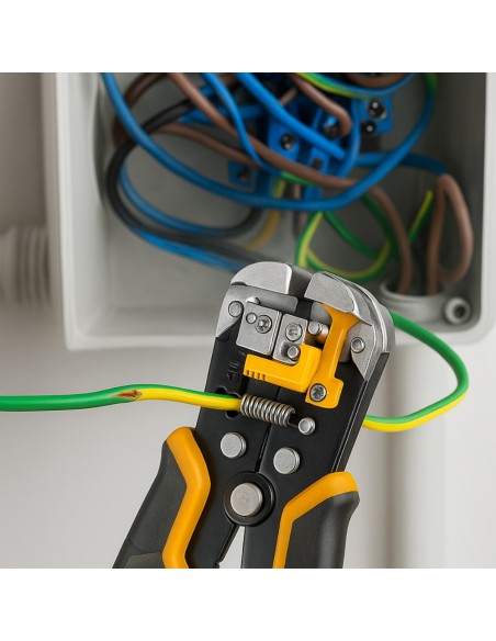Pinza Spellafili Multifunzione 3 In 1 Automatica Spelatura Taglio Crimpatura