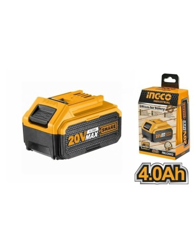 Batteria Ioni Litio 20V 4AH Indicatore LED Potenza Costante Strumenti elettrici