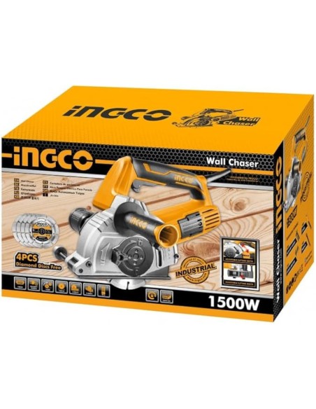 Scanalatore Per Muri 1500 W Diametro 125 MM M14 Tracce Pareti Tubazioni 