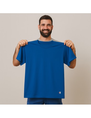 T-shirt Zanzibar Manica Corta Colore Blu Royal 100% Cotone Traspirante Leggera