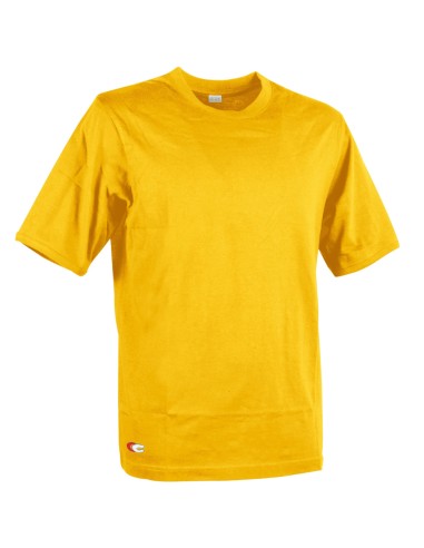 T-shirt Zanzibar Manica Corta Colore Giallo 100% Cotone Traspirante Leggera