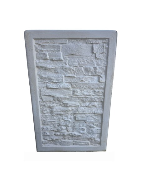 Fioriera Giardino Cemento Effetto Pietra L.100xP.40xH.60 cm Serie Stratis