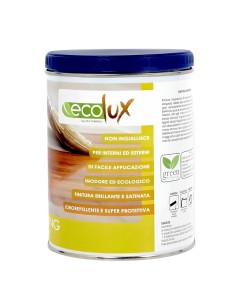 Ecolux Trasparente Flatting Ad Acqua Vernice Legno Lucida  2