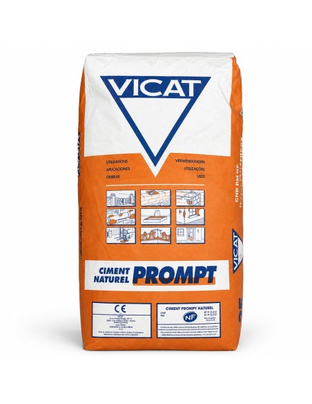 Cemento Rapido Francese Naturale Prompt  Riparazioni Sigillature Ancoraggi 25 kg