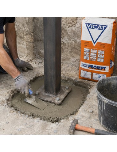 Cemento Rapido Francese Naturale Prompt  Riparazioni Sigillature Ancoraggi 25 kg