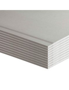 Lastra Cartongesso BA13 Dimensioni 1200 x 2000 mm Spessore 12.5 mm 10 Pezzi
