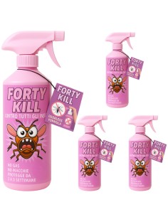 Insetticida Zanzare Giardino Repellente Fortykill Protezione Acari 4 Pezzi