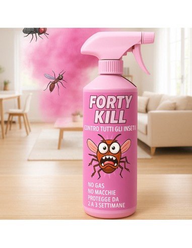 Insetticida Zanzare Giardino Repellente Fortykill Protezione Acari 4 Pezzi