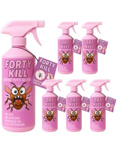 Insetticida Zanzare Giardino Repellente Fortykill Protezione Acari 6 Pezzi