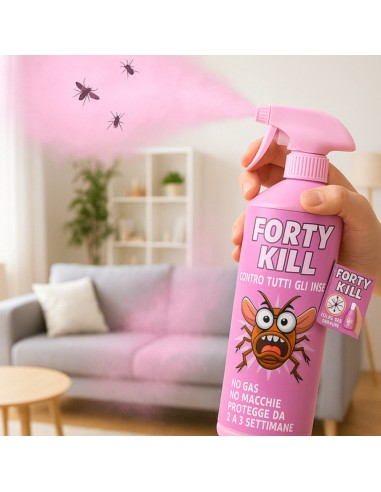 Insetticida Zanzare Giardino Repellente Fortykill Protezione Acari 6 Pezzi