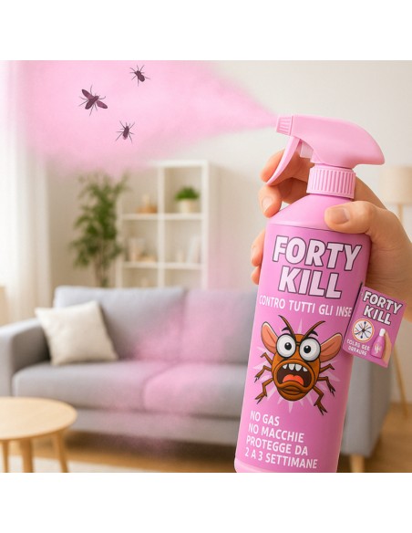 Insetticida Zanzare Giardino Repellente Fortykill Protezione Acari 6 Pezzi