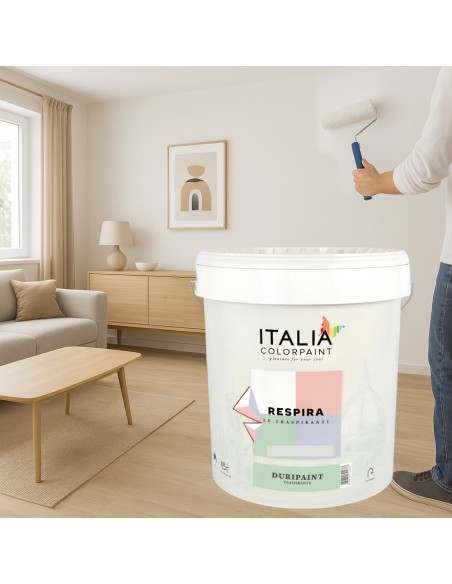 Duripaint Idropittura Bianca Murale Traspirante Semilavabile Vari Formati