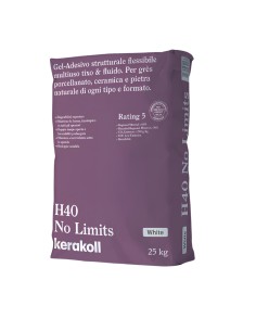 Gel Adesivo Strutturale H40 No Limits Bianco 25 Kg Incollaggio Kerakoll
