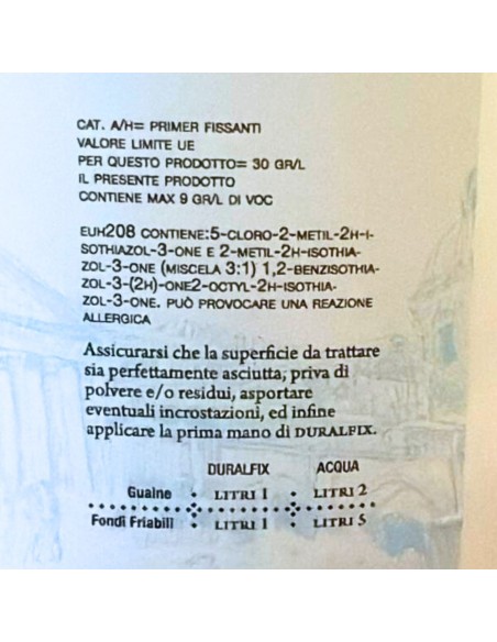 I Pre Trattamenti Primer Duralfix Trasparente Isolante Acrilico Consolidante