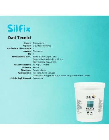 I Pre Trattamenti Primer Silfix Trasparente Consolidante Silossanico