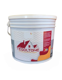 Tegoltone Pittura Acrilica Rossa Per Tegole E Cemento Ad Alta Penetrazione